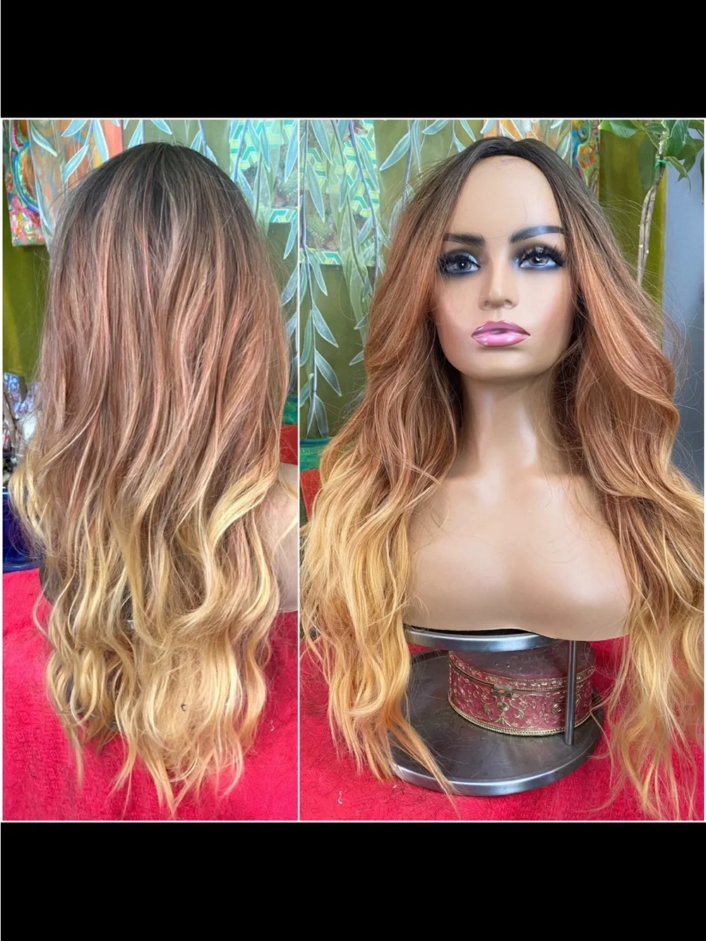 LAST ONEOmbre ginger golden Wig